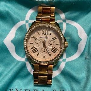 Rose Gold stainless steel fossil watch